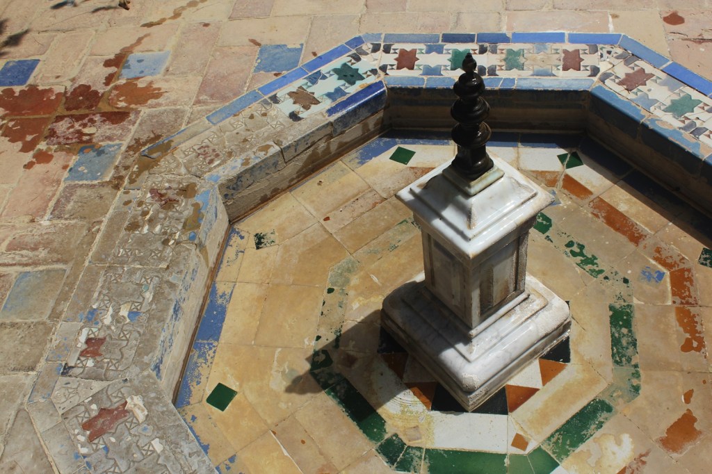 Ogrody Alcazaru w Sewilli, detal